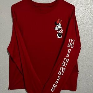 Disney Red Minnie Mouse Graphic Tee